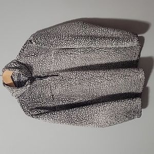 Womens grayish/white Boxercraft 1/4 zip pullover in size large